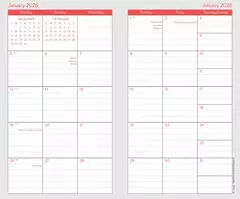 Planner de bolsillo de 2 años: Vive, ríe, ama - Graphique France - Tienda Diseñarte