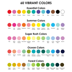 Kit para colorear Bold & Bright Colores de verano - Grabie - Tienda Diseñarte