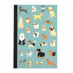 Libreta tapa blanda Perros - Rex London