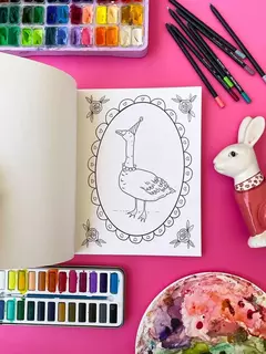 Libro Para Colorear Fiestanimal - Casa Lapin - comprar online