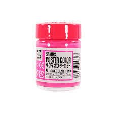 TÉMPERA PROFESIONAL 30 ML POSTER COLOR ROSADO FLUORESCENTE en internet