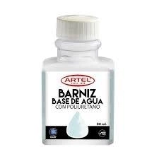 BARNIZ A BASE DE AGUA 80ML. ARTEL - comprar online