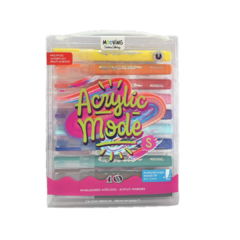 Set Acrylic mode 10 colores Mooving