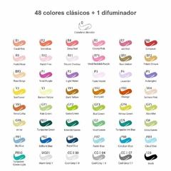 Set marcadores alcohol 48 colores - Ohuhu en internet