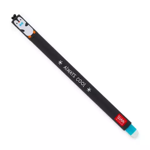 Bolígrafo de Gel Borrable Penguin tinta turquesa- Legami