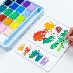 Set Gouache 24 colores 30g. Estuche Celeste - Himi - tienda online