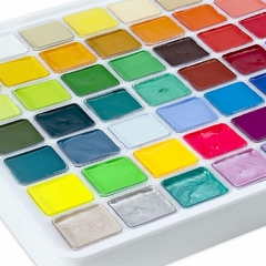 Set Gouache 56 colores 30g. Estuche Blanco - Himi - Tienda Diseñarte