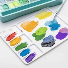 Set Gouache 48 colores 12g. Estuche Menta oscuro nueva versión - Himi en internet