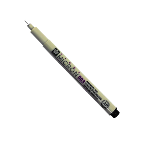 Pigma Micron Tiralíneas 0.03 negro