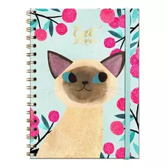 Libreta Tapa Dura con Espiral XL – Planet Cat