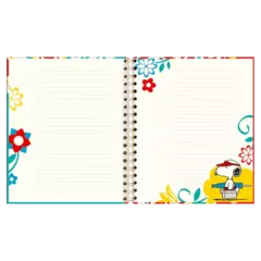 Libreta Tapa Dura con Espiral Grande – Snoopy Colorfull - comprar online