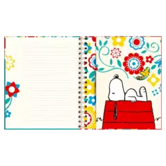 Libreta Tapa Dura con Espiral Grande – Snoopy Colorfull en internet