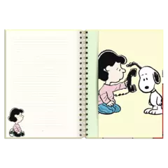 Libreta Tapa Dura con Espiral XL (amarillo) – Snoopy en internet