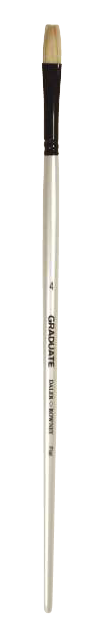 Pincel cerda natural Plano Mango largo Daler Rowney (variedades)