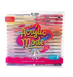 Set Acrylic mode 60 colores Mooving - comprar online