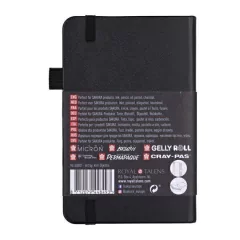 Cuaderno/sketchbook 9x14 cm 80 páginas papel blanco crema 140 g - comprar online