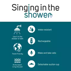 Manos libres y altavoz bluetooth® Resistente al Agua - Legami en internet