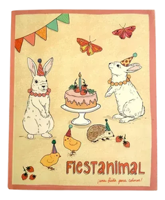 Libro Para Colorear Fiestanimal - Casa Lapin