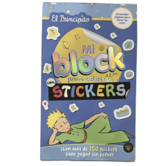 Mi block El Principito para colorear con stickers