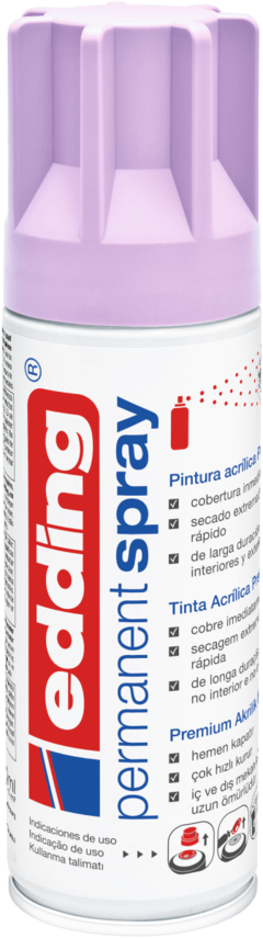 Spray Acrílico Perm. Premium Lavanda Mate 200 ml. edding