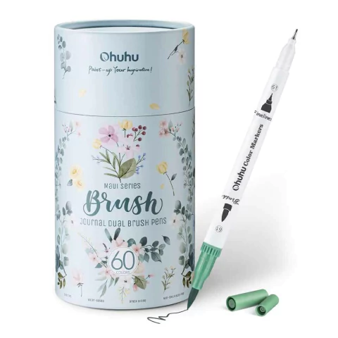 Set 60 marcadores doble punta Maui Ohuhu