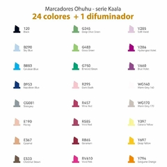 Set 24 marcadores de alcohol + blender - Ohuho - comprar online
