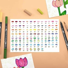 Set 100 marcadores doble punta Maui Ohuhu - Tienda Diseñarte