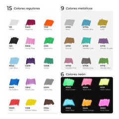 Set 30 marcadores acrílicos punta fina y redonda - Ohuhu - Tienda Diseñarte
