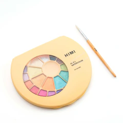 Set de pintura semi humeda 24 colores metalizados - Himi