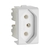 Módulo Tomada 2P+T 10A 250V 1M Branco Lunare SCHNEIDER