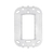 Suporte 4x2 para 3 Módulos Branco Lunare Schneider