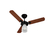 Ventilador Marbela Teto 3 Pás Com Luminária 130W 127V Preto Tron