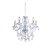 Lustre Pendente France 5 Cristal Transparente E14 Bivolt Startec - comprar online