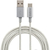 Cabo USB Tipo C 1.5m 3A Nylon USB para USB-C Branco Intelbras - PA Construshop | Loja de Materiais Eletricos & Construção