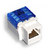 Jack RJ-45 Cat5E Keystone Conector Femea Branco Bluecom