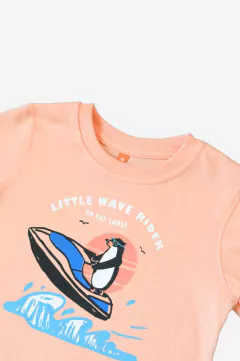 REMERA ALGODON PINGUINO BEBÉ NIÑO (4344) en internet
