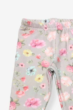 CALZA FRISA FLOR BEBE NIÑA (2107) - GRETTY STORE