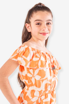 VESTIDO FLORAL FIBRANA NIÑA (1252) en internet
