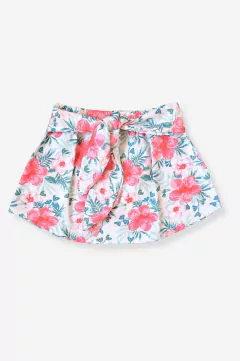 POLLERA FLORAL NIÑA (1231) - comprar online