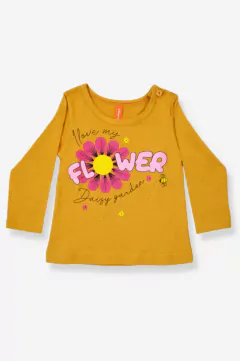 REMERA FLOR BEBÉ NIÑA (2210) en internet