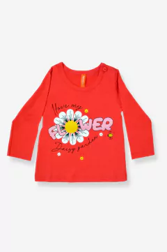 REMERA FLOR BEBÉ NIÑA (2210) - GRETTY STORE