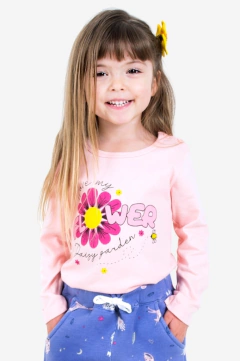 Imagen de REMERA FLOR BEBÉ NIÑA (2210)