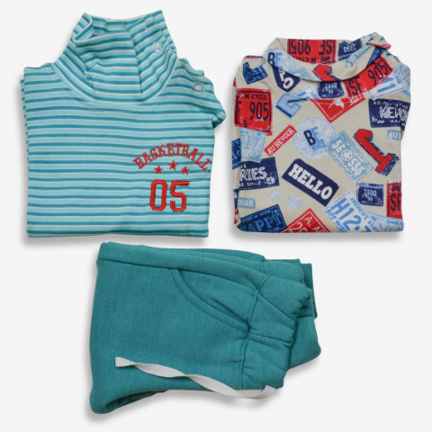 PACK POLERAS Y JOGGING BEBE NIÑO (906)