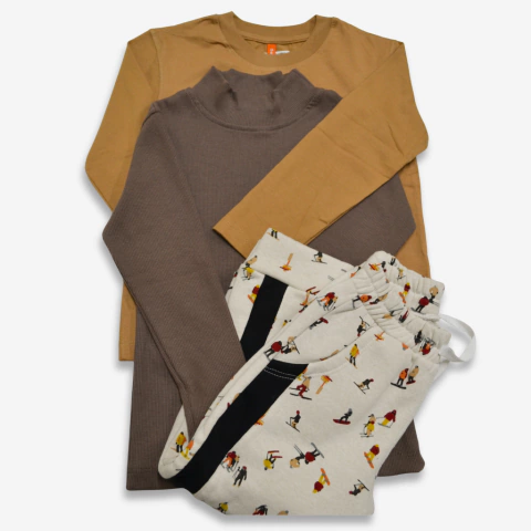 PACK JOGGING Y POLERA NIÑO (909)