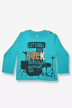 REMERA ROCK BEBÉ NIÑO (4291) - GRETTY STORE