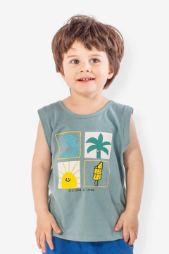 MUSCULOSA TROPICAL BEBE NIÑO (4374) - comprar online