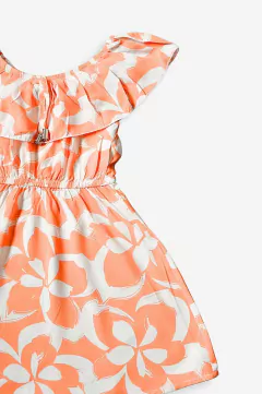 VESTIDO FLORAL FIBRANA NIÑA (1252) - tienda online