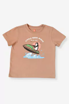 REMERA ALGODON PINGUINO BEBÉ NIÑO (4344) - GRETTY STORE