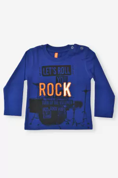 REMERA ROCK BEBÉ NIÑO (4291) - tienda online