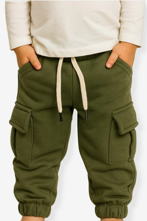 JOGGING CARGO FRISA BEBE NIÑO (4243) - comprar online